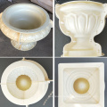 high quality DIY flowerpot making cement concrete moulds big planter flower pot mold plastic